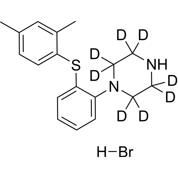 Vortioxetine-d8 hydrobromide (Lu AA21004-d8 hydrobromide)
